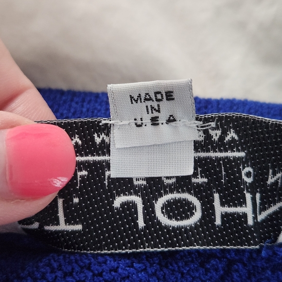 St John Collection Skirt Santana Knit Blue Size 14 - Picture 3 of 7